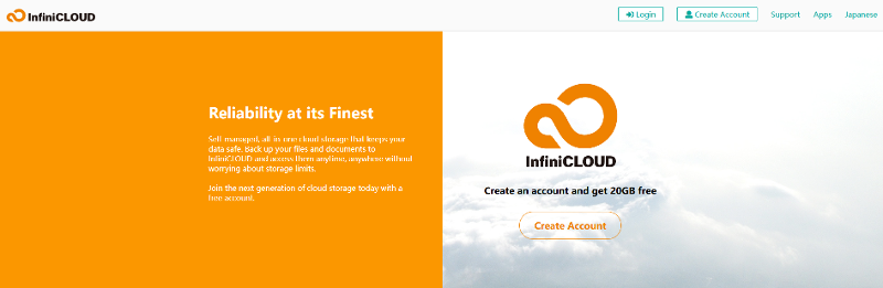 【白嫖】免费永久25G大容量WebDAV，日本老牌网盘InfiniCLOUD